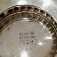 Antikes Butterpfännchen in Sterling Silber 925/-