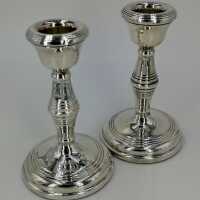 Candlestick pair from 1969 in sterling silver 925 / -