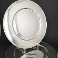 6 large place plates from noble possessions in solid...