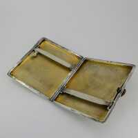 Cigarette case with guilloche enamel around 1890 by Heinrich Mau