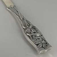 Extraordinary Art Nouveau letter opener in solid silver