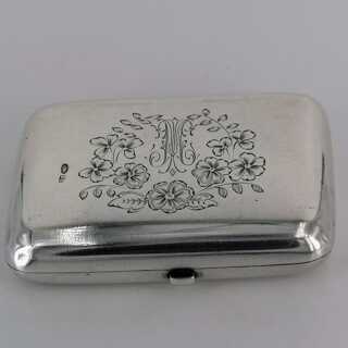 Fancy wallet in silver from the Russian Tsar Empire around 1900