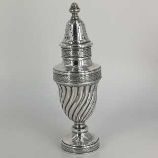 Antiker Zuckerstreuer in Silber aus Frankreich um 1800