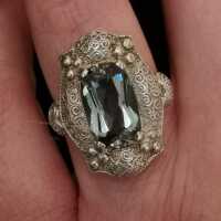 Rare Art Deco ring from the jewelry factory of Theodor Fahrner