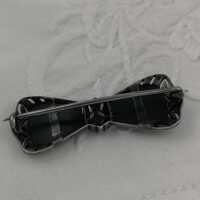 Art Deco brooch in silver set with onyx and marcasites