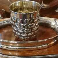 Antique heart cup in silver gilt Ludwig Neresheimer Hanau