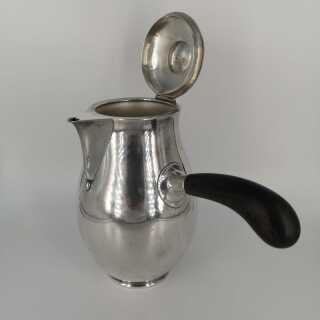 Elegant mocha jug from Denmark in solid silver 925 / -