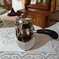 Elegant mocha jug from Denmark in solid silver 925 / -