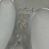 Modern brooch or pendant in silver by Paul Wunderlich