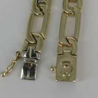 Dollar chain bracelet for women and men in 585 gold