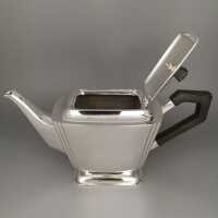 Handgefertigtes Art Deco Tee- und Kaffeeset in Sterling Silber 925