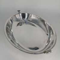 Antique silver-plated heating bowl around 1900