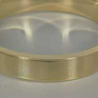 Wide Omega bracelet in solid 585 / - yellow gold