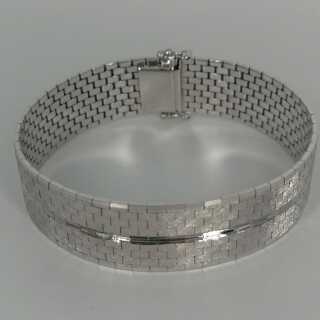Magnificent bracelet in white gold from the 1960 / 70s