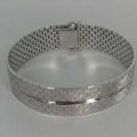 Magnificent bracelet in white gold from the 1960 / 70s