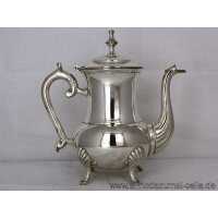 Coffee and tea set, silver plated