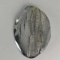 Magnificent brooch in silver from the modernist era