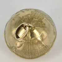 Impressive globe globe pendant in gold from the 1960s