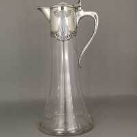 Art Nouveau carafe from WMF with the ostrich brand
