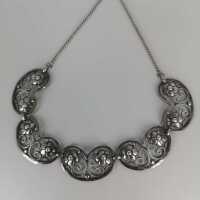 Rare Art Nouveau necklace in silver from WMF around 1910