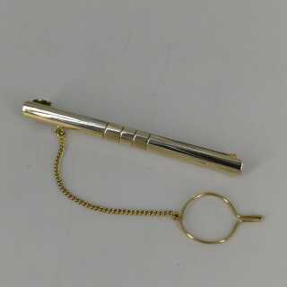 Vintage tie clip in gold for men