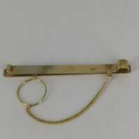 Vintage tie clip in gold for men