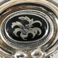 Wunderschöne antike Brosche aus dem 19. Jahrhundert in vergoldetem Silber