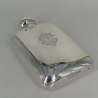 Hip flask in sterling silver from London 1904
