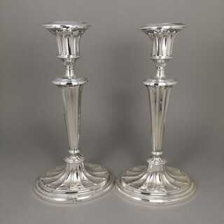 Vintage Kerzenleuchter Paar in Sterling Silber 925/-