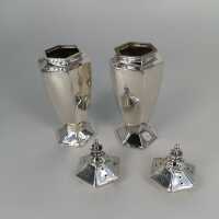 4-piece spice set in sterling silver from England 1908
