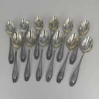 12 mocha spoons silverware factory W. Schwechten Berlin