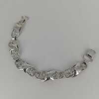 Floral Art Nouveau bracelet in silver 835 / -