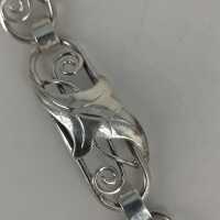Florales Jugendstil Armband in Silber 835/-