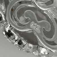 Decorative Blackamoor brooch in silver based on an ancient model