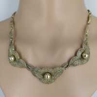 Rare necklace in gold-plated silver from Theodor Fahrner