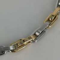 Large anchor chain in yellow gold and white gold from the 1970s