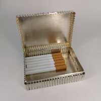 Große Zigaretten Dose in massivem Silber aus den 1960/70er Jahren
