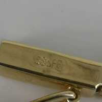 Außergewöhnlich elegantes Collier in Gold um 1970