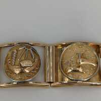 Bracelet with various astrological signs in gold and platinum