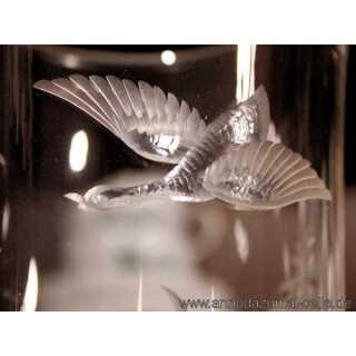 Windlichter-Paar Jagdmotive Silber und Glas