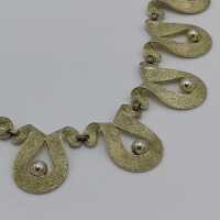 Rarely beautiful necklace in gold-plated silver from Theodor Fahrner