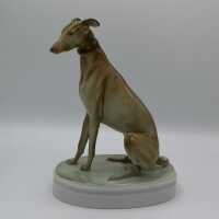 Béla Markup (1873-1945) - Zsolnay - Art Deco Greyhound