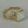 Pretty ladies ring in 585 / - gold with a pillow-shaped opal