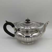 3-teiliges viktorianisches Teeset in Silber aus Sheffield 1899