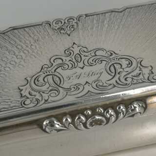 Rare snuffbox in silver and gold around 1730