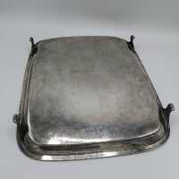 Antique silver tray from the era of George III from England 1805