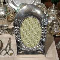 Antique silver-plated picture frame from Denmark 1926