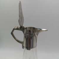 Rare WMF Art Nouveau liqueur carafe with Britannia pewter mount