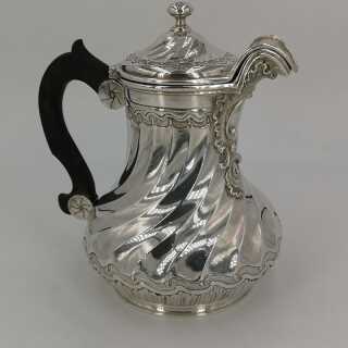 Mocha / coffee set in silver - Storck & Sinsheimer Hanau around 1880