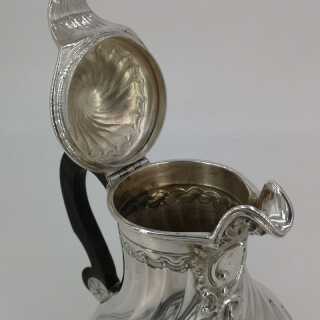 Mocha / coffee set in silver - Storck & Sinsheimer Hanau around 1880